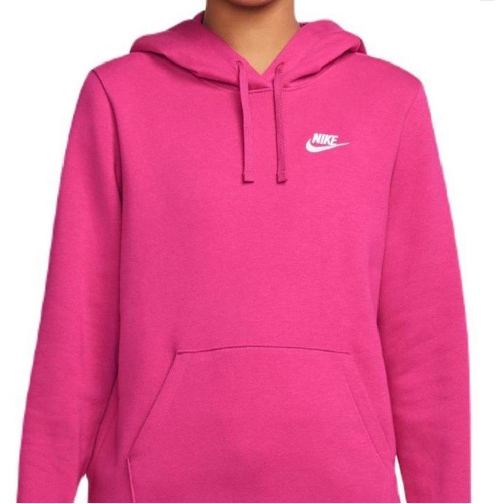 Nike Pink Sweatshirt Hoodie Bold Sportswear